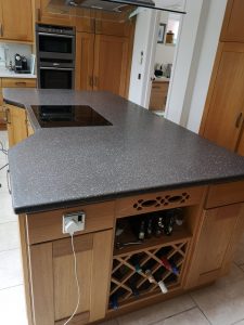 Polished Corian Worktop by Stone Design UK